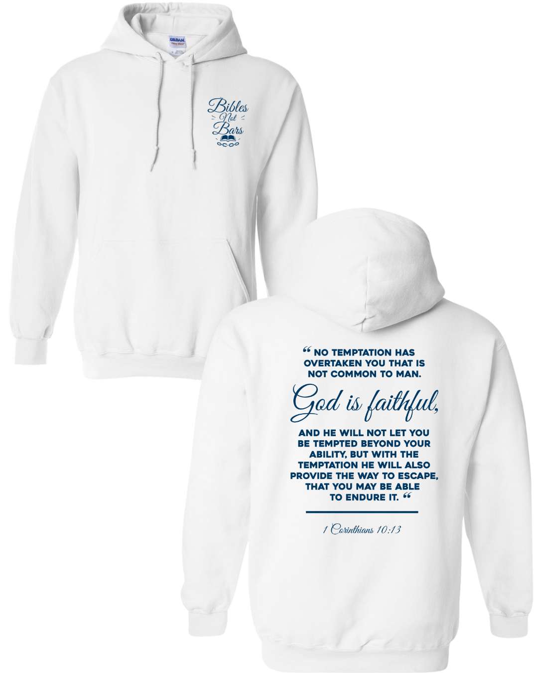 Bibles Not Bars Unisex Hoodie