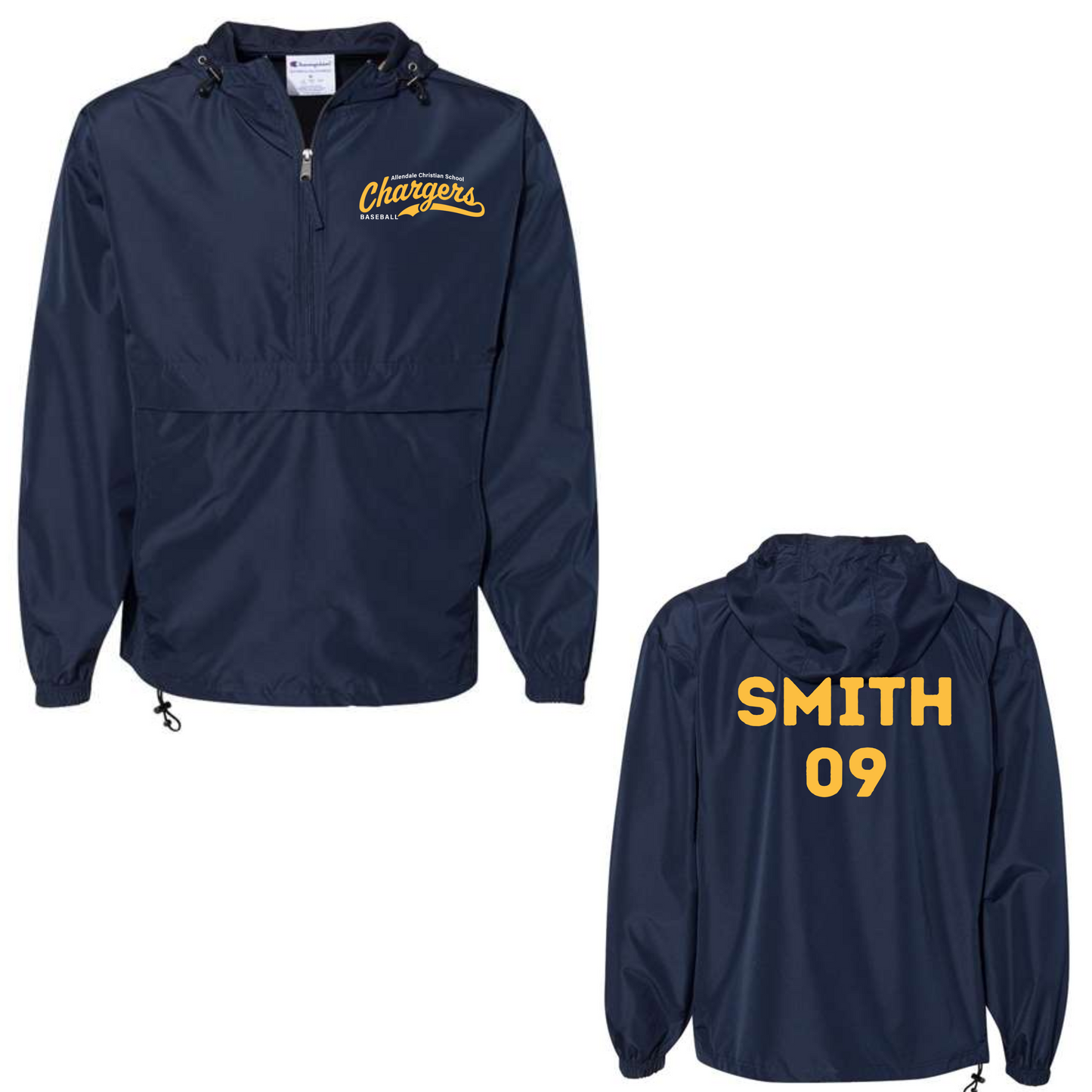 ACS Baseball Quarter-Zip Windbreaker