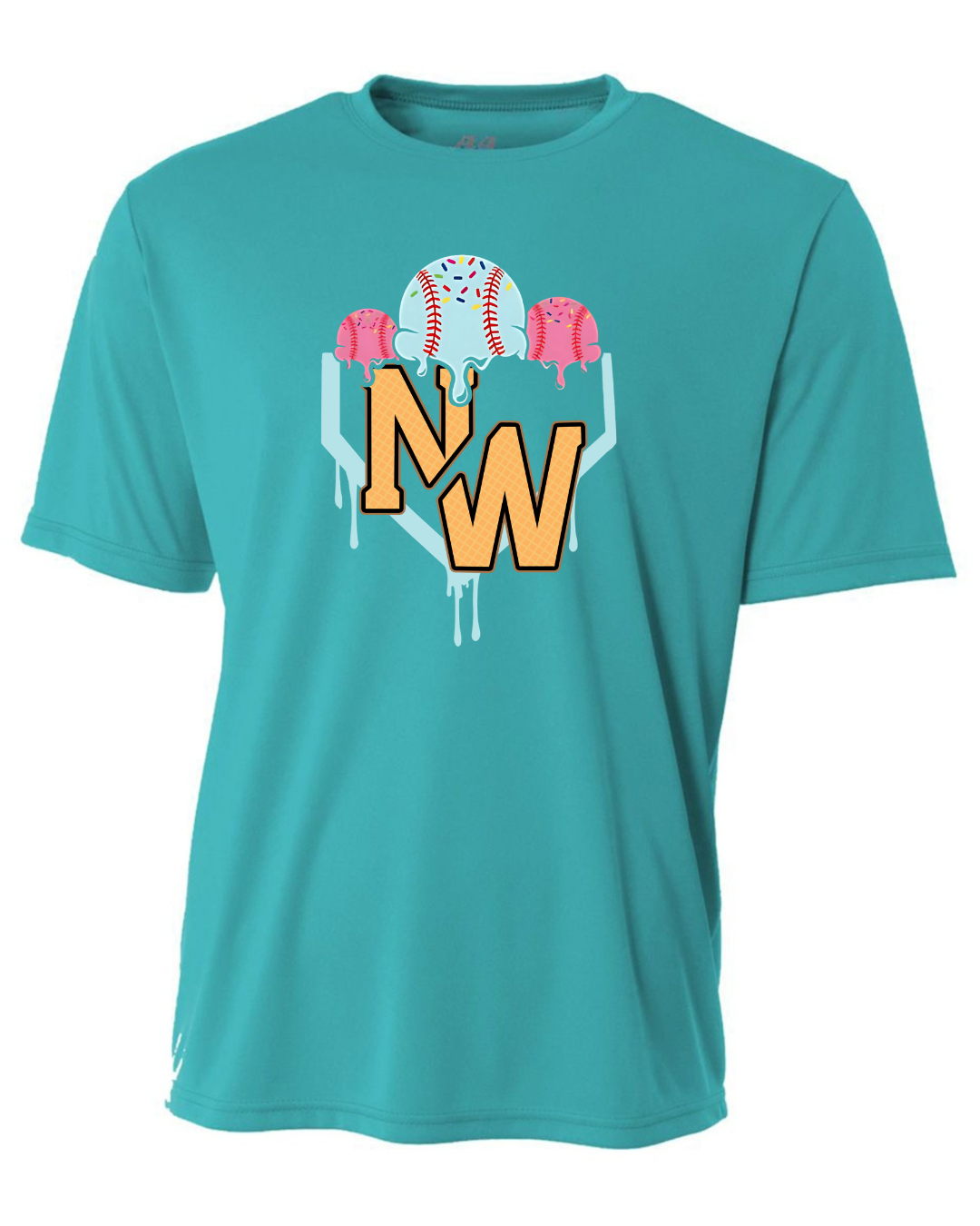 NWLL Ice Cream Youth Performance Tee