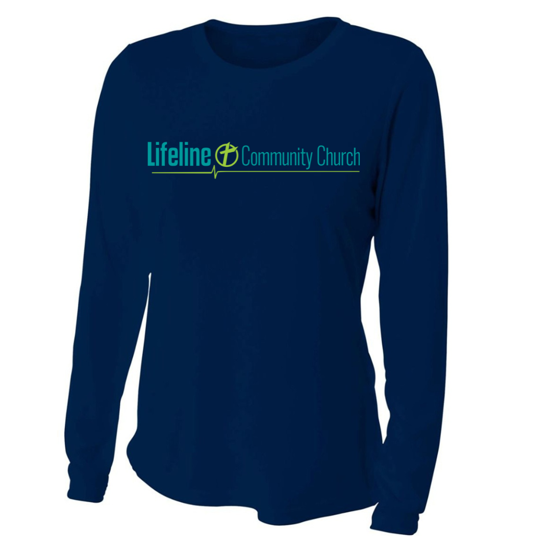 Lifeline Community Women's Long Sleeve Performance Tee