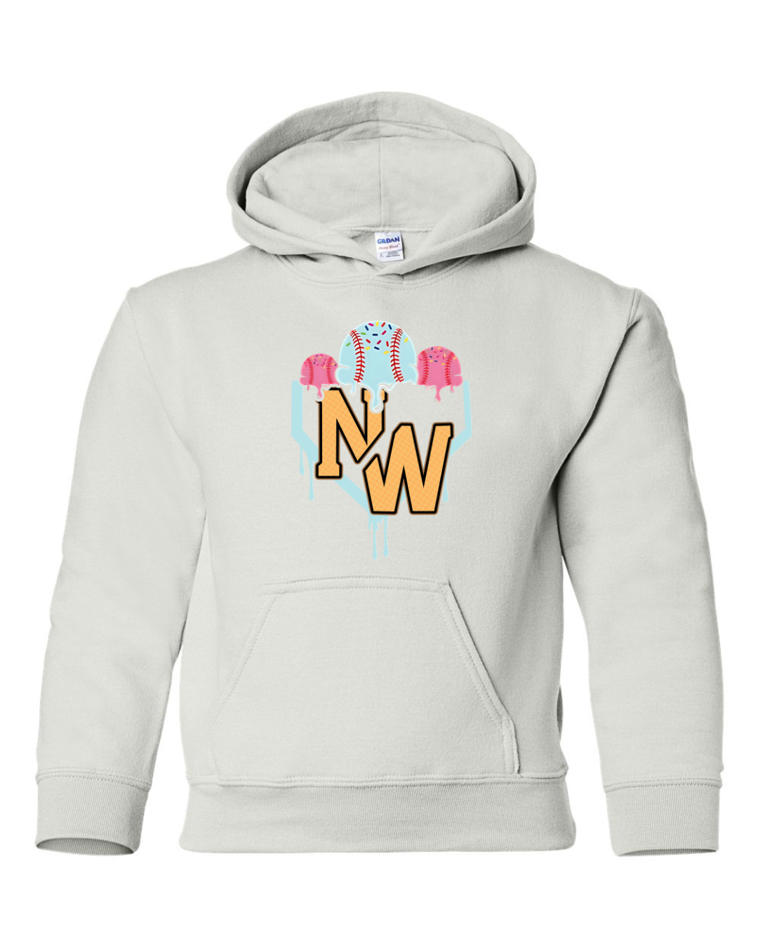 NWLL Ice Cream Youth Hoodie