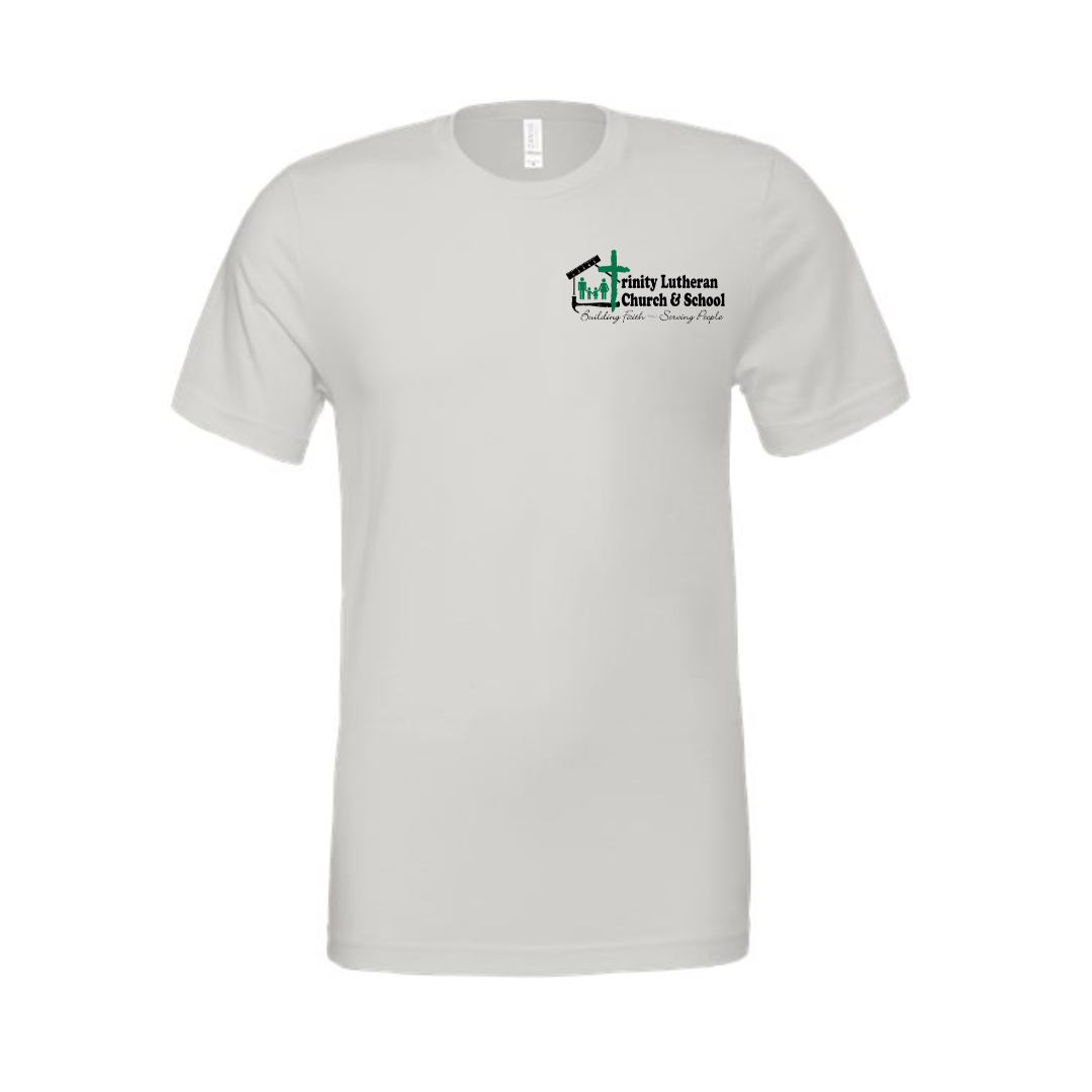 Trinity Lutheran Bella and Canvas Short Sleeve Tee-pocket print