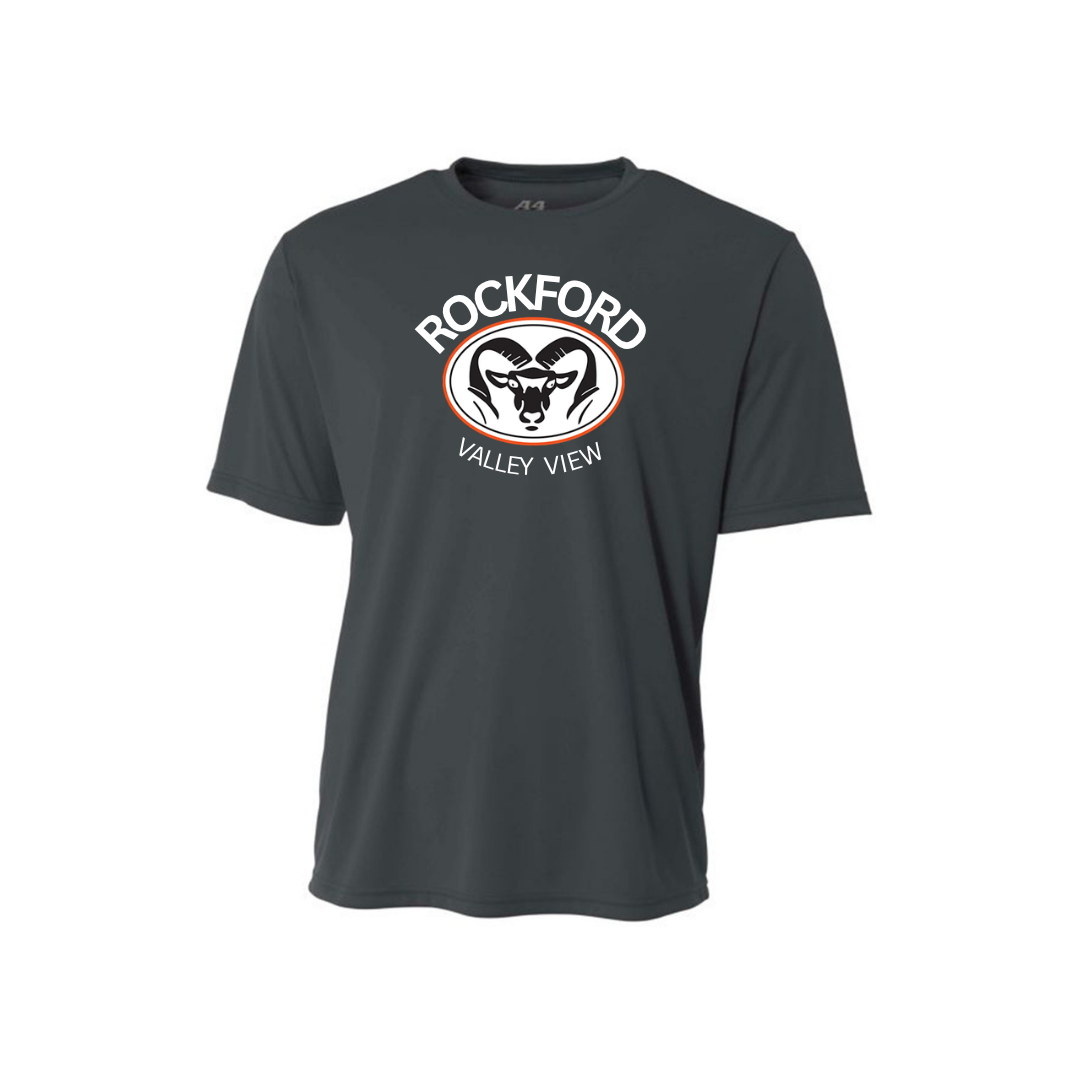 Valley View Youth Performance Tee - Gray