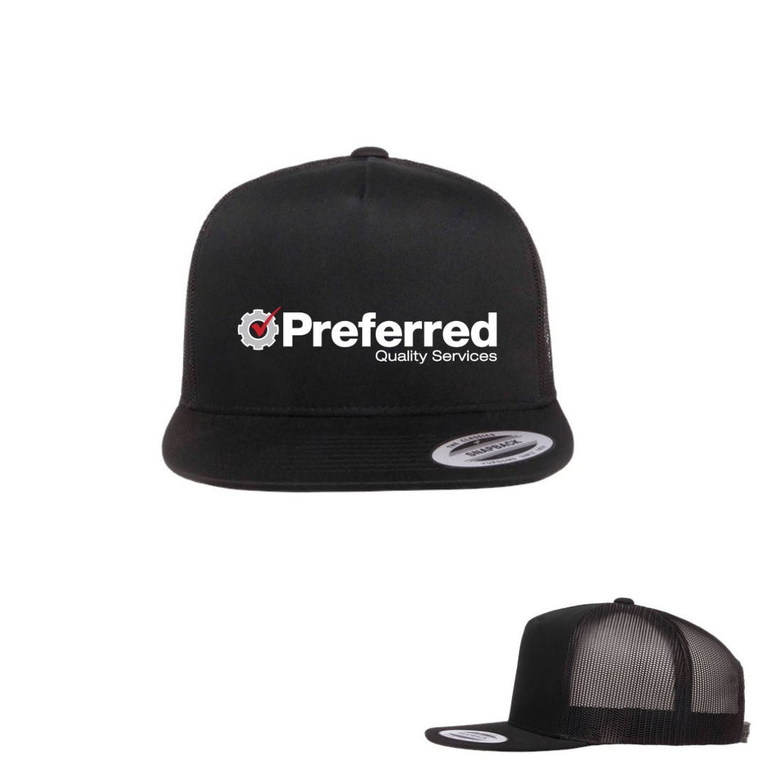 5 Panel Snapback Trucker Hat- PQS