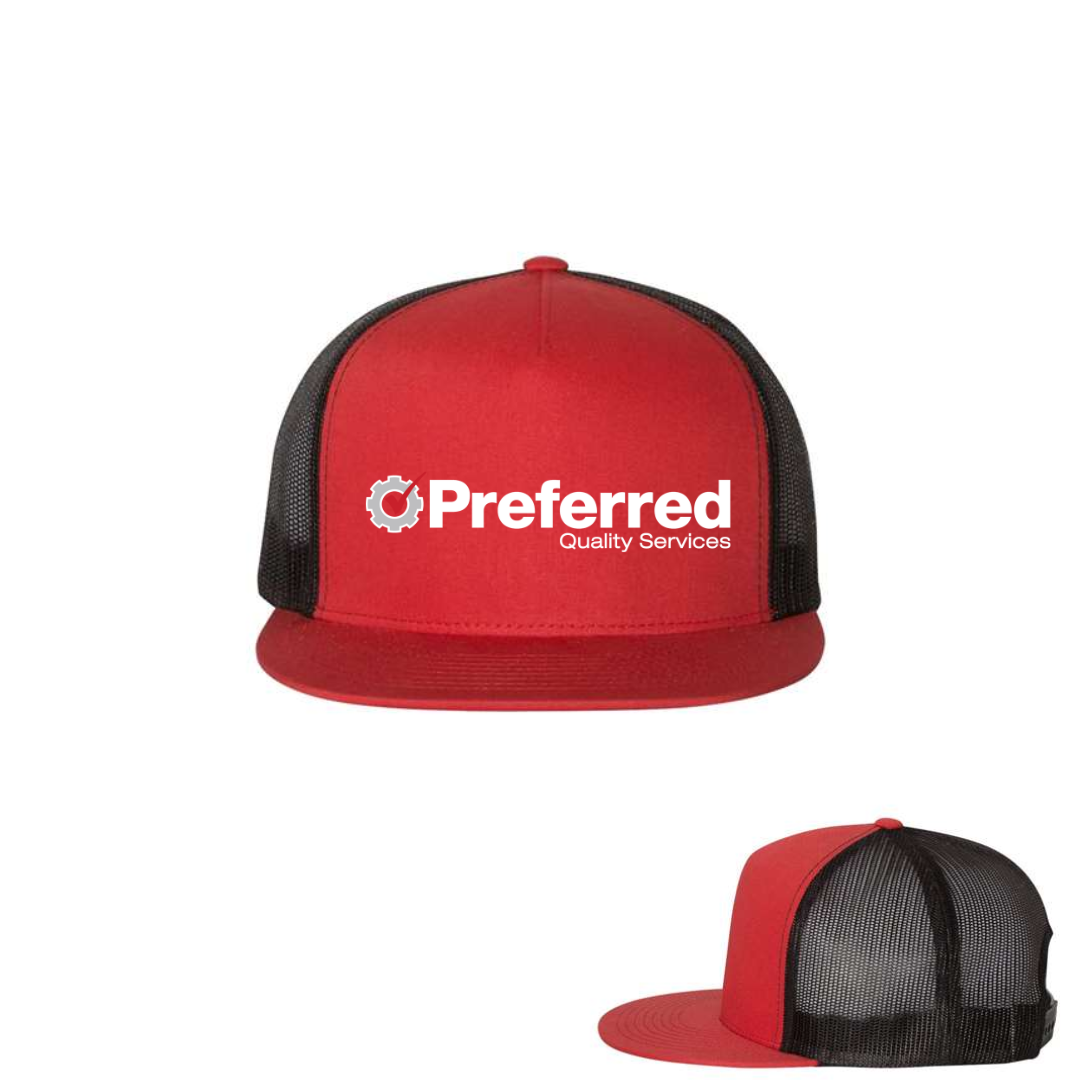 5 Panel Snapback Trucker Hat- PQS