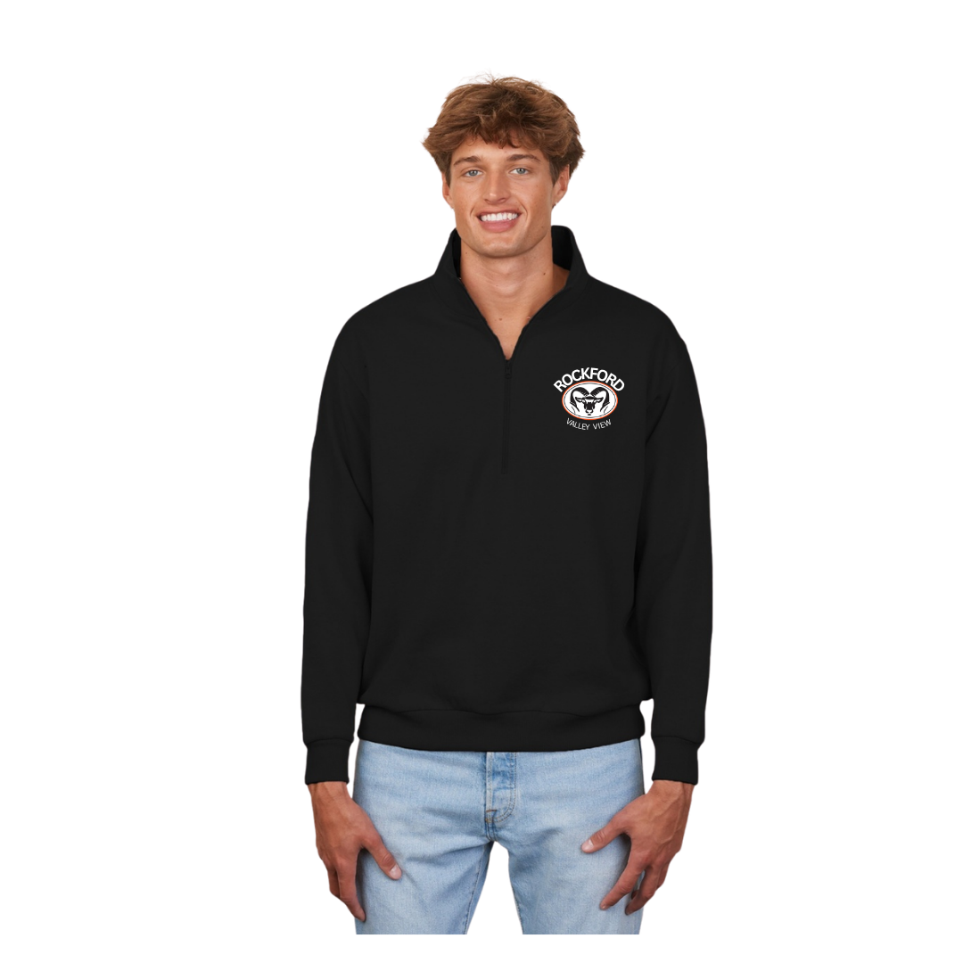 Valley View Adult Unisex Enza Half Zip - Black