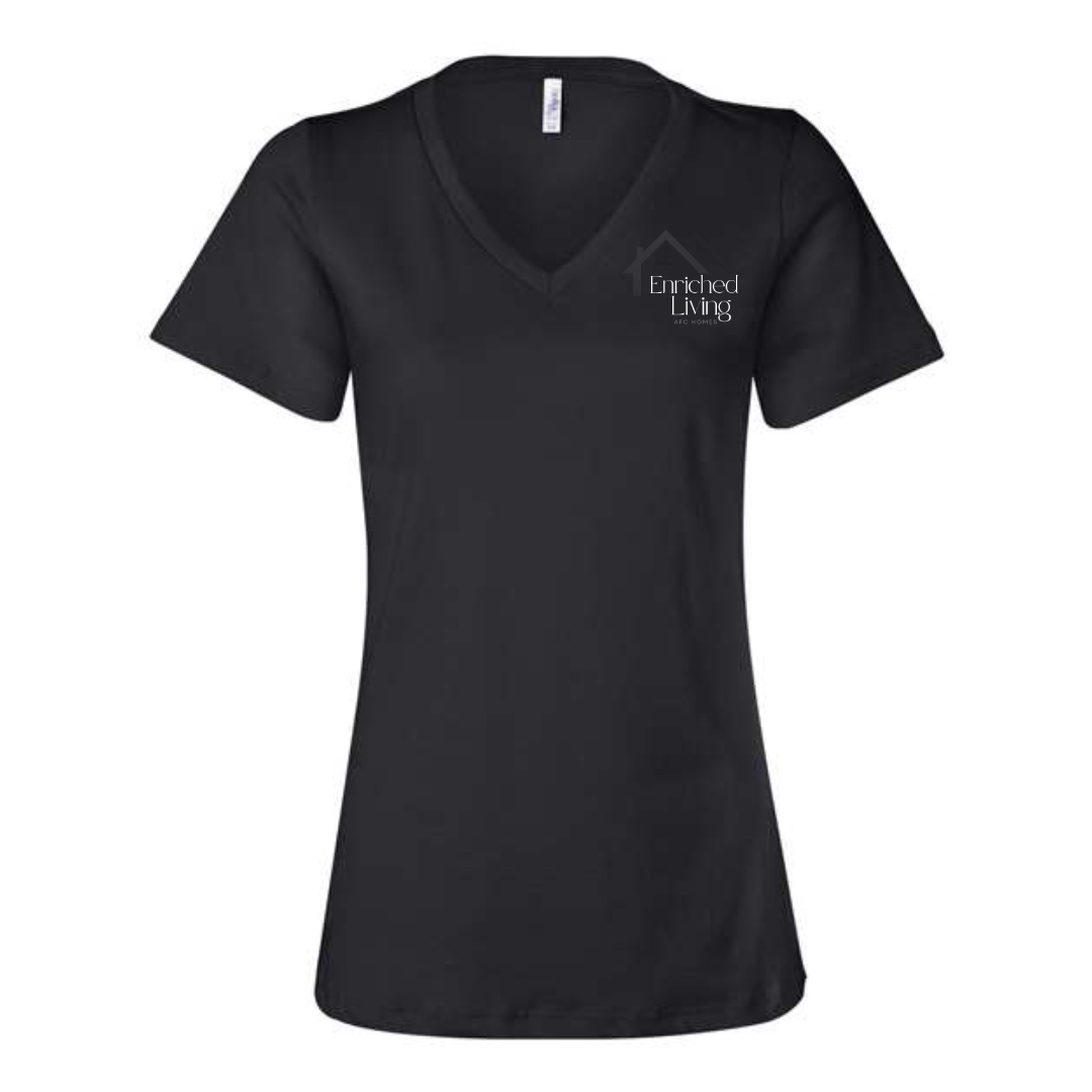 Enriched Living Women's V-Neck Pocket Print Tee
