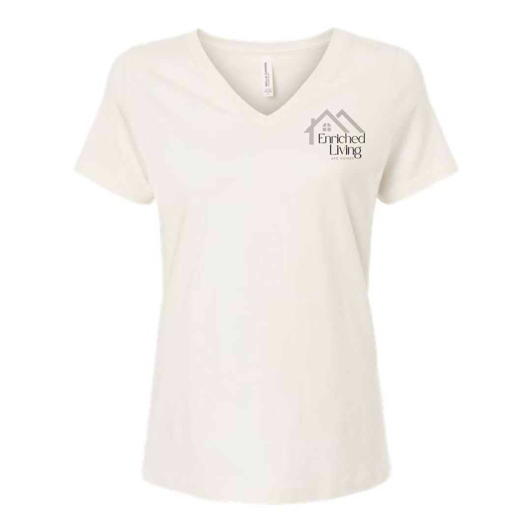 Enriched Living Women's V-Neck Pocket Print Tee