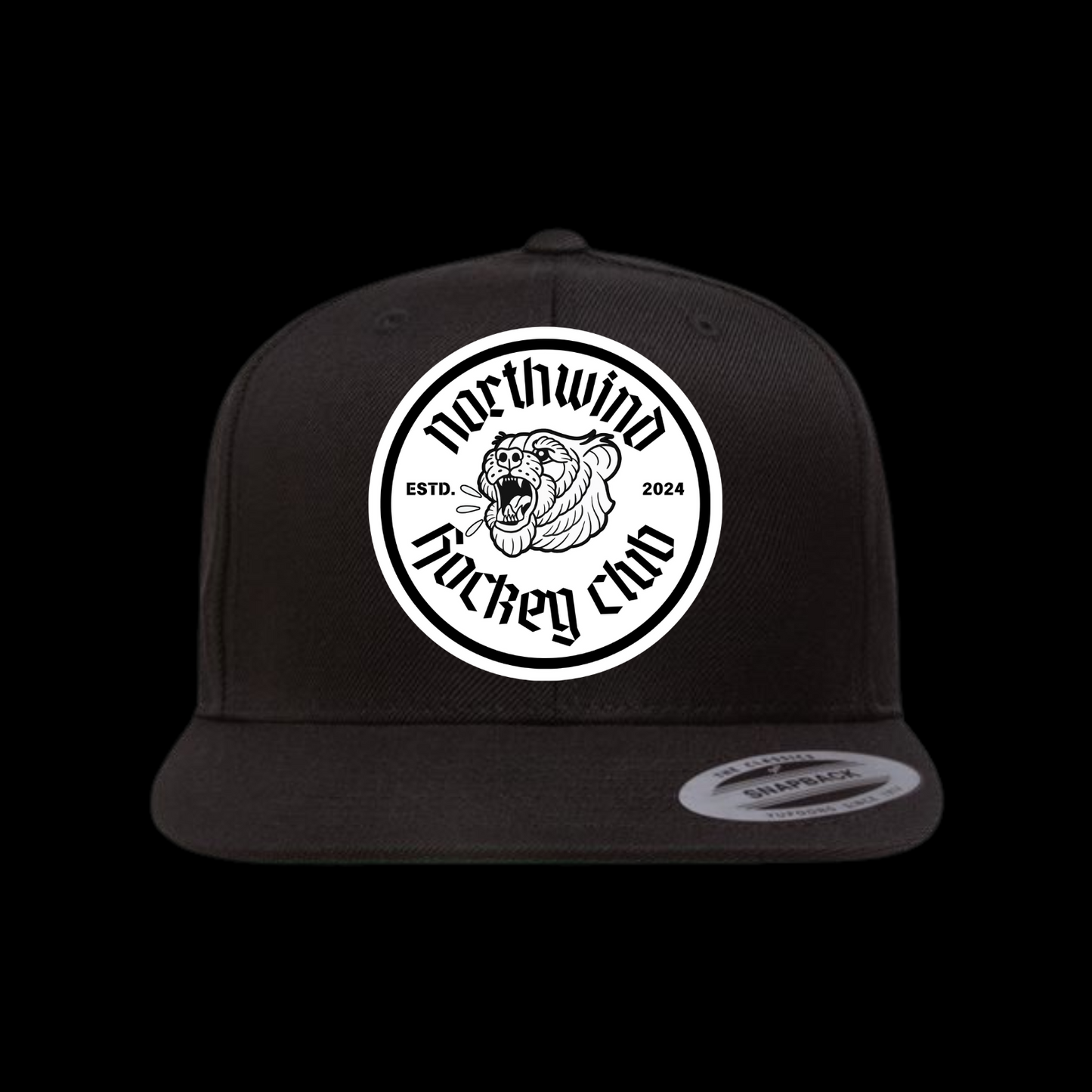 Northwind Hockey Club Bear Face Snapback