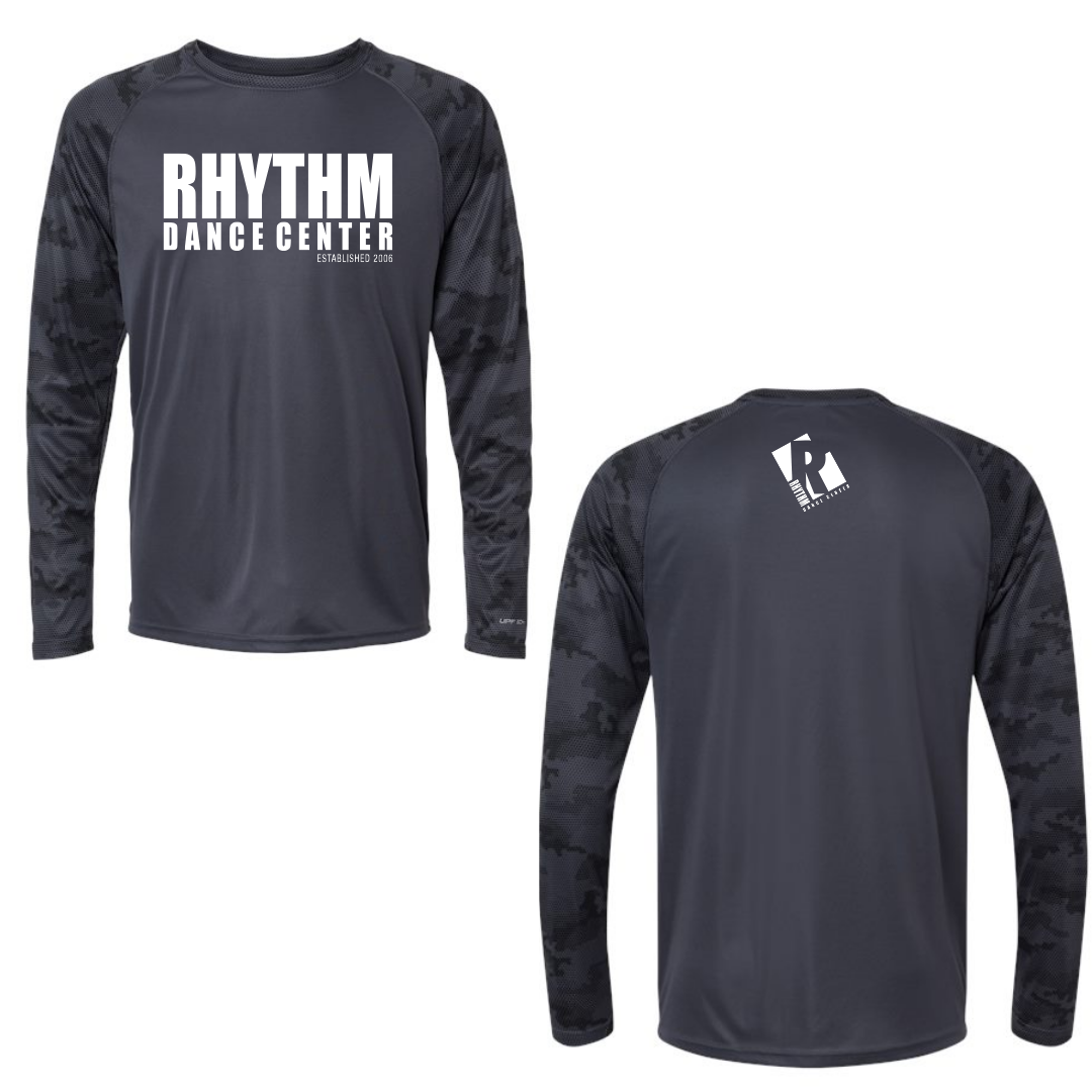 Rhythm Dance Long Sleeve Cayman Performance Tee