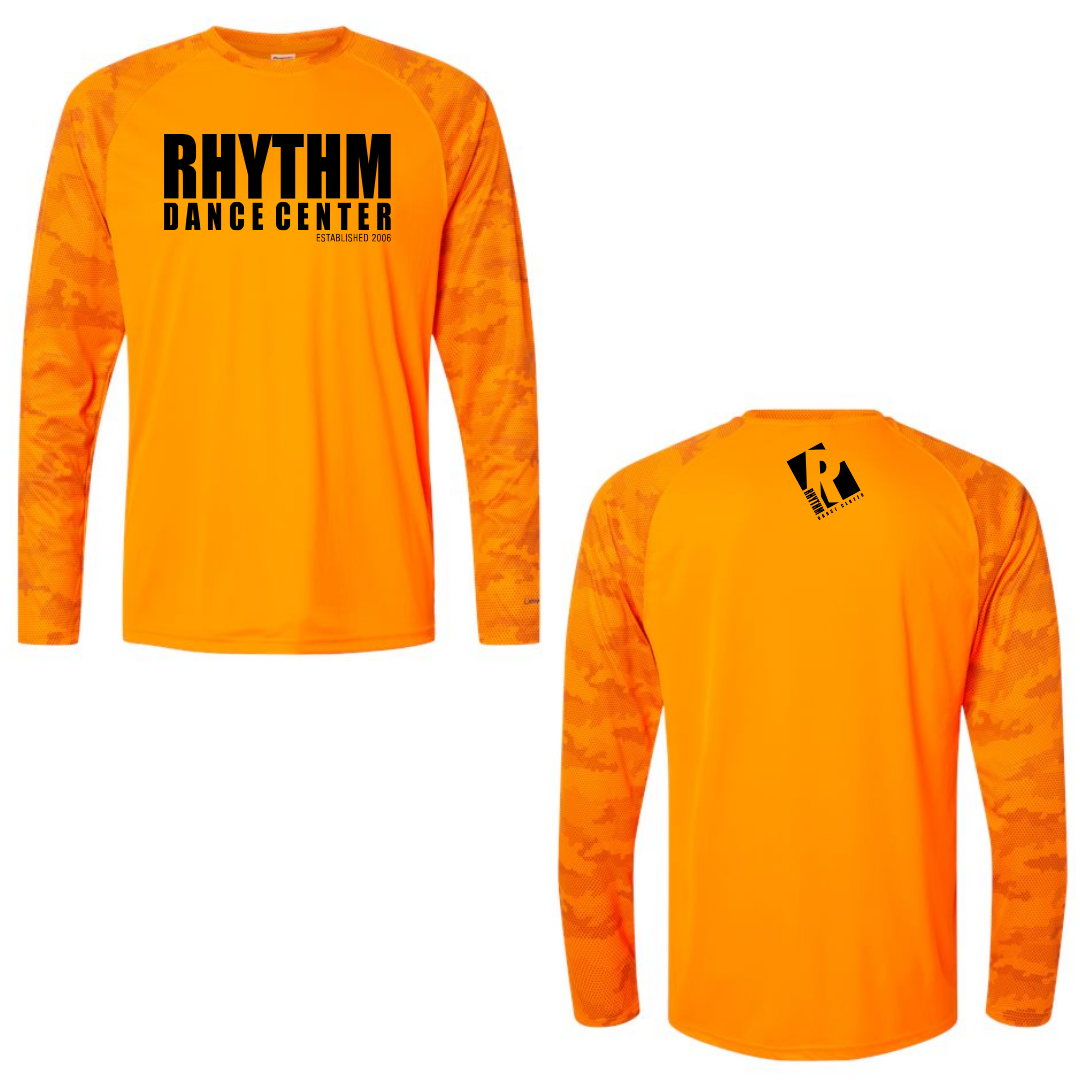 Rhythm Dance Long Sleeve Cayman Performance Tee