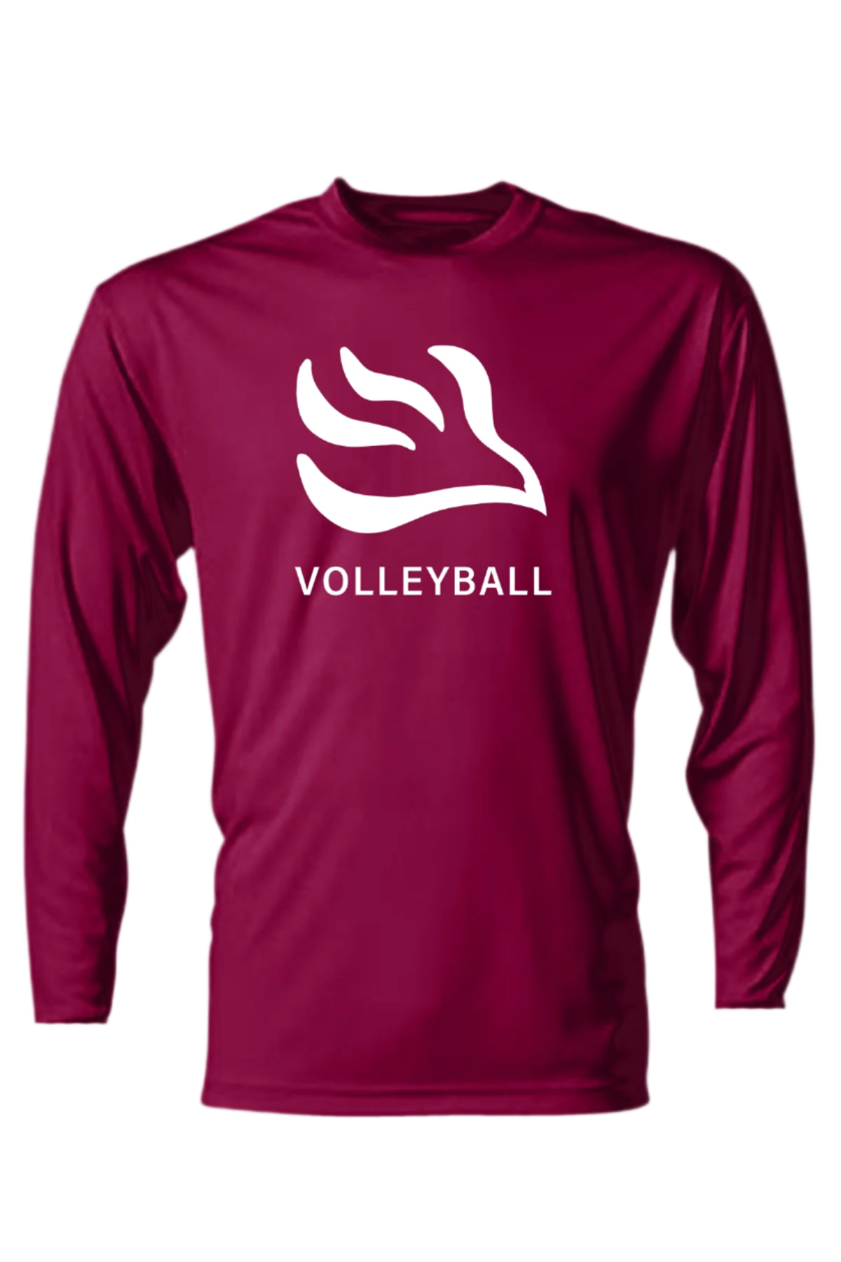 Youth Holy Spirit Volleyball Long Sleeve Moisture Wick T-shirt