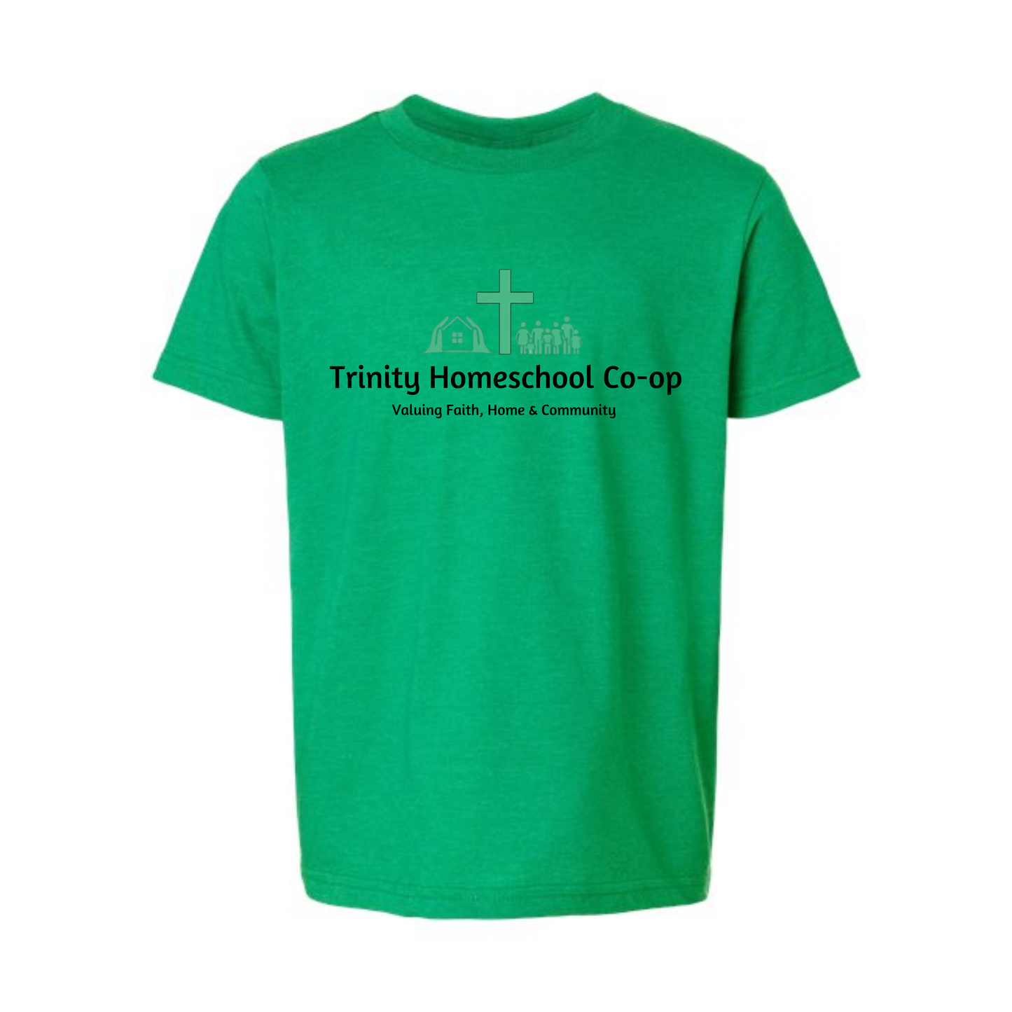 Trinity co-op Youth Tultex Tee- Chest Print