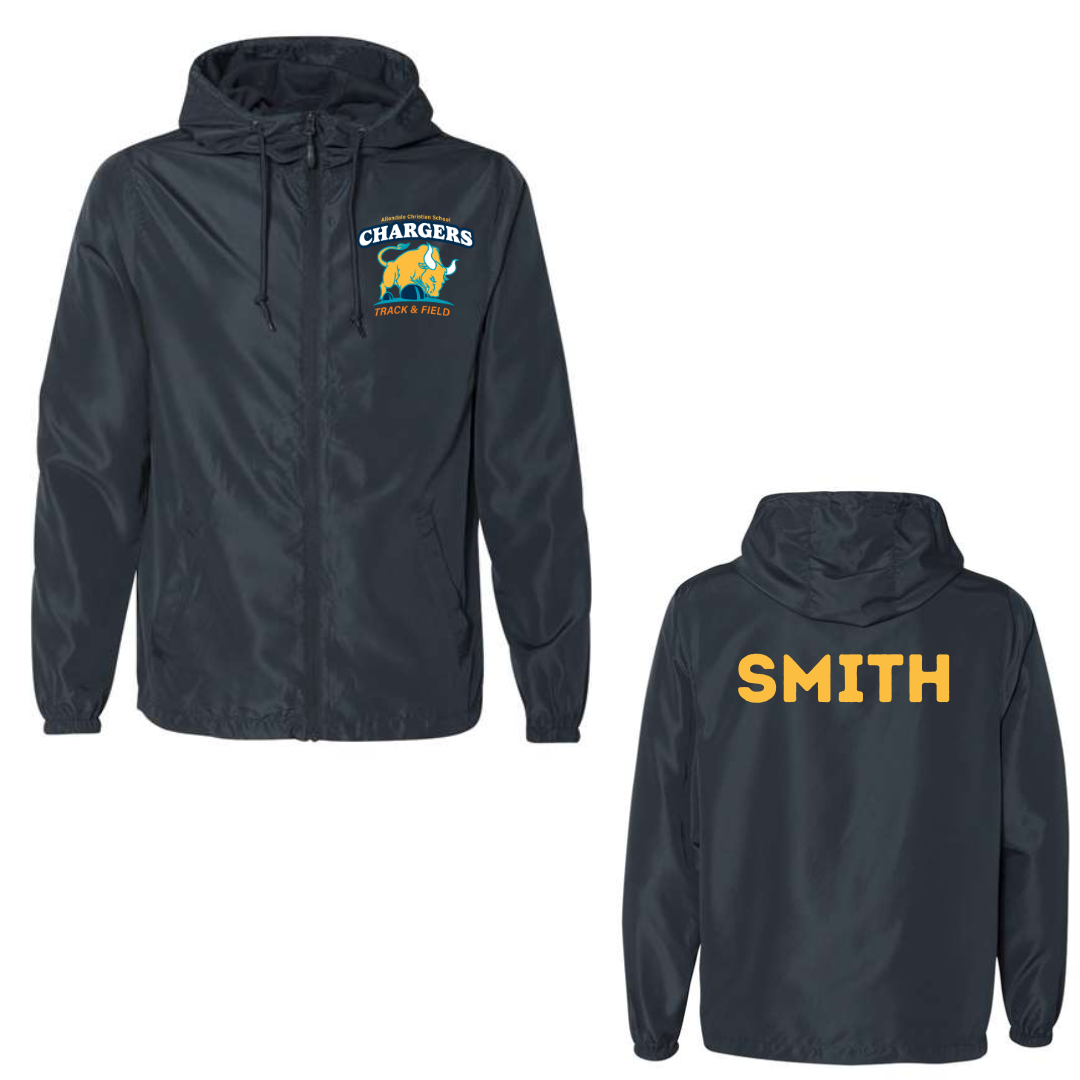 ACS Track Full Zip Windbreaker