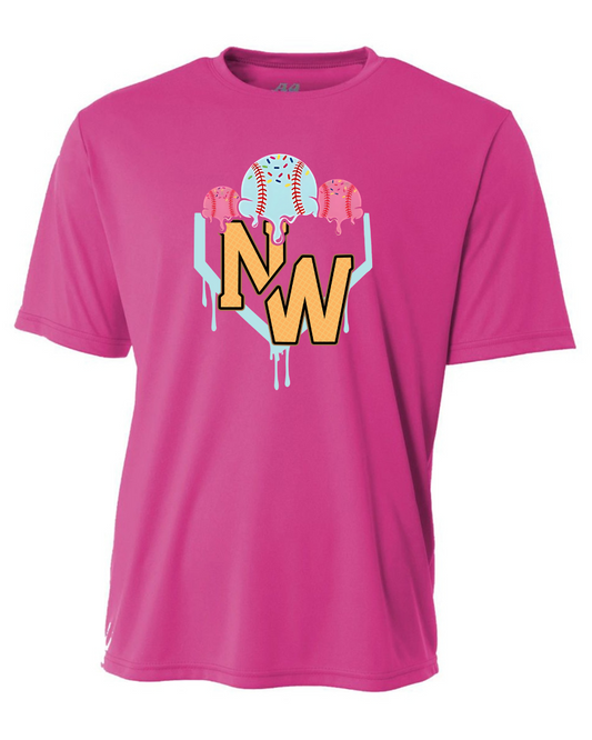 NWLL Ice Cream Youth Performance Tee