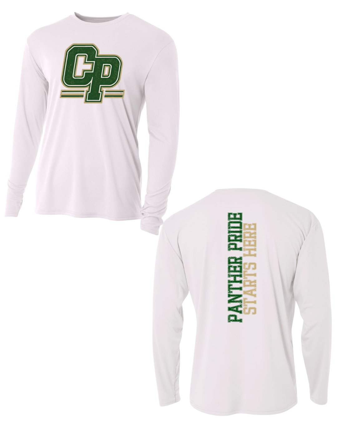 CP Panther Pride Adult Performance Unisex Long Sleeve Tee
