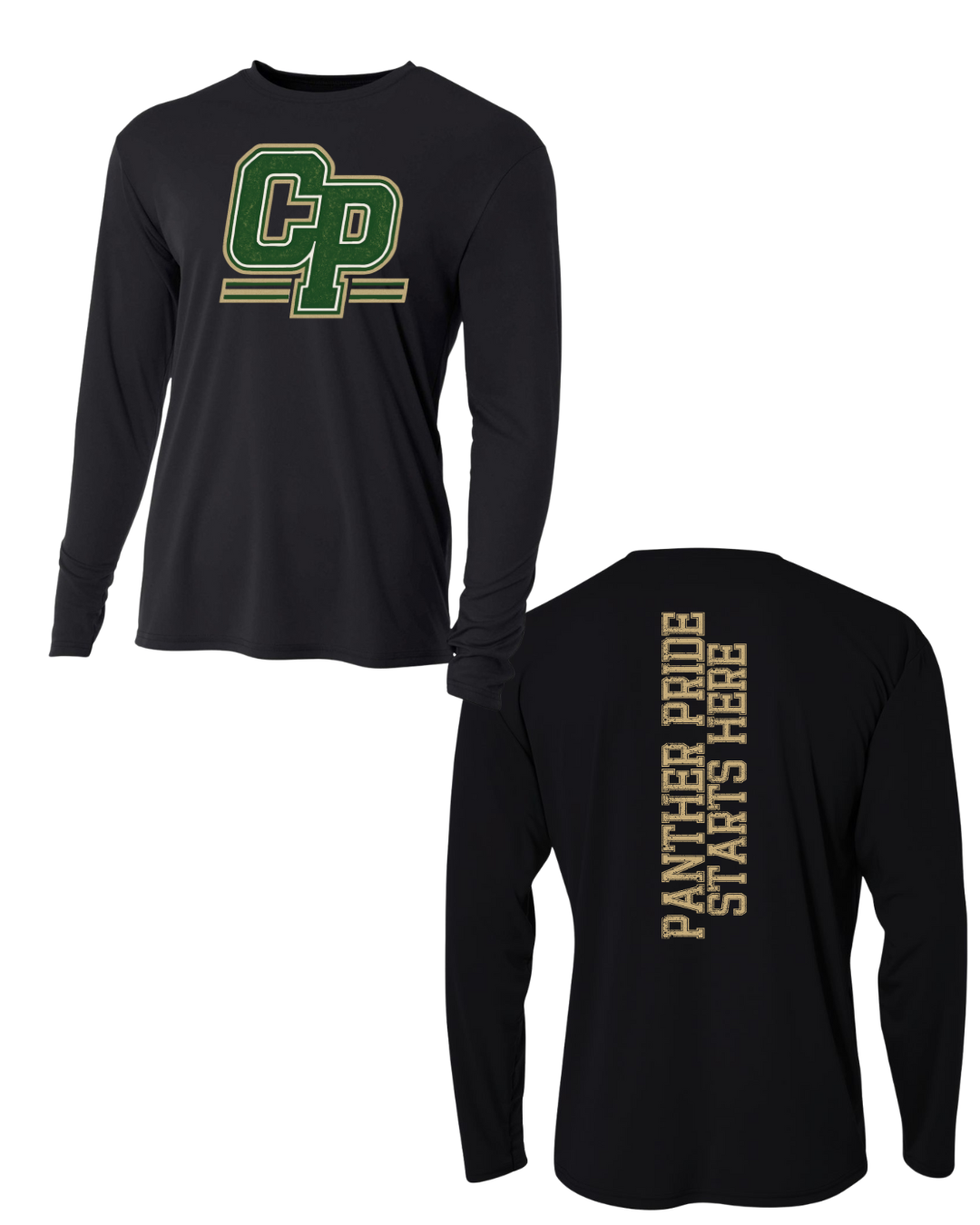 CP Panther Pride Adult Performance Unisex Long Sleeve Tee