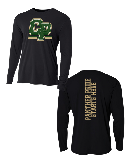 CP Panther Pride Youth Performance Unisex Long Sleeve Tee