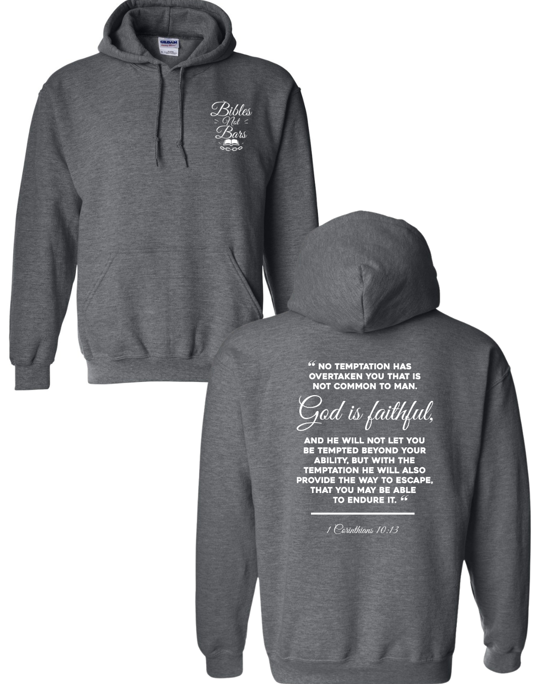 Bibles Not Bars Unisex Hoodie