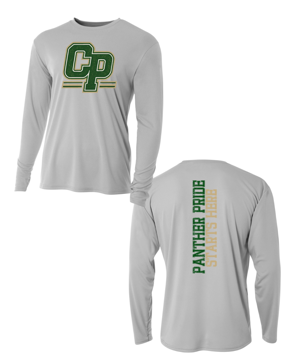 CP Panther Pride Adult Performance Unisex Long Sleeve Tee