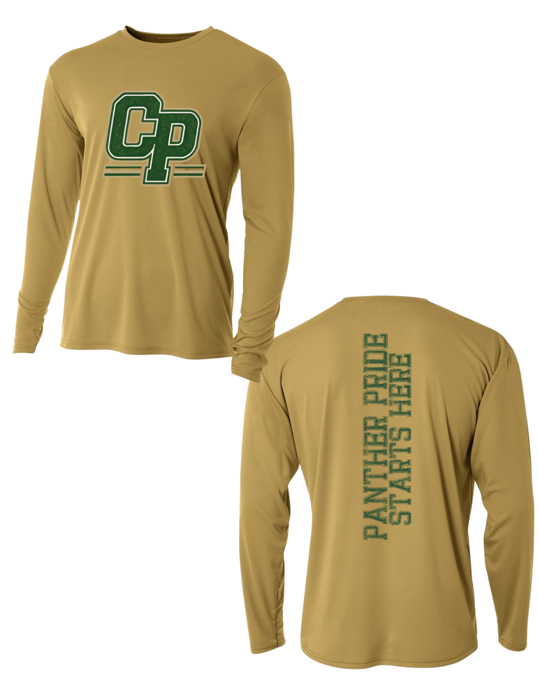 CP Panther Pride Adult Performance Unisex Long Sleeve Tee