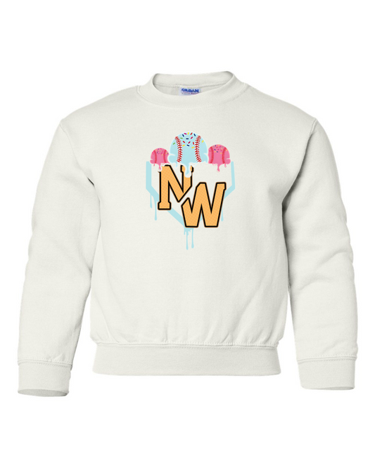 NWLL Ice Cream Youth Crewneck