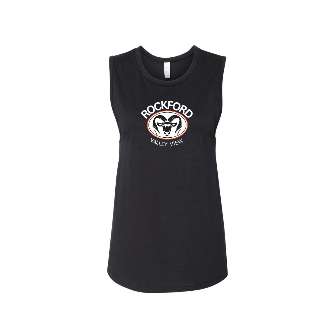 Valley View Youth Girls Tank Top - Black