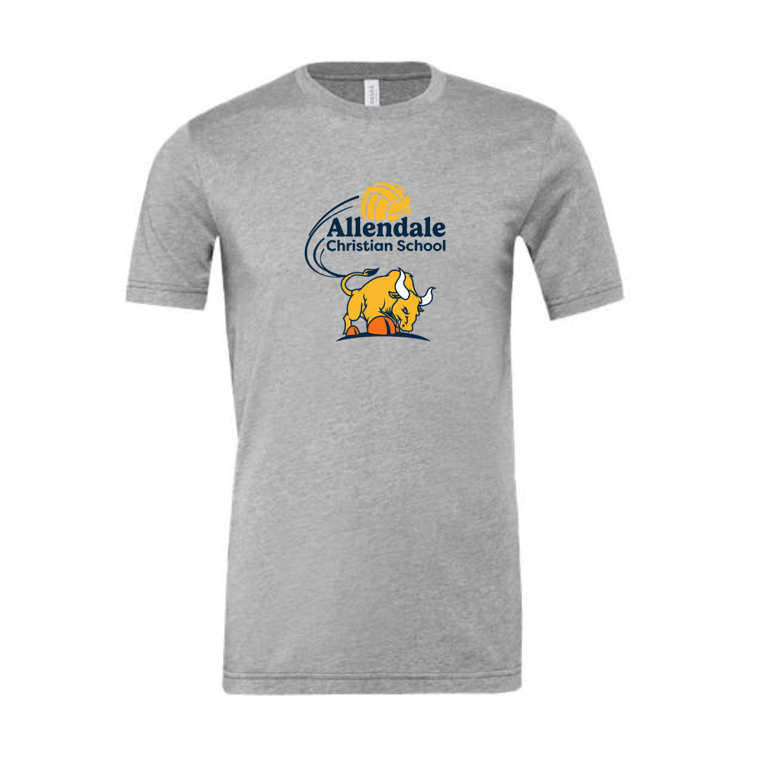 ACS Volleyball Bull Unisex CVC Tee