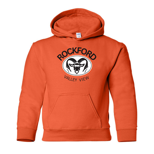 Valley View Youth Hooded Sweatshirt - Orange