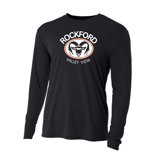 Valley View Youth Performance Long Sleeve - Black