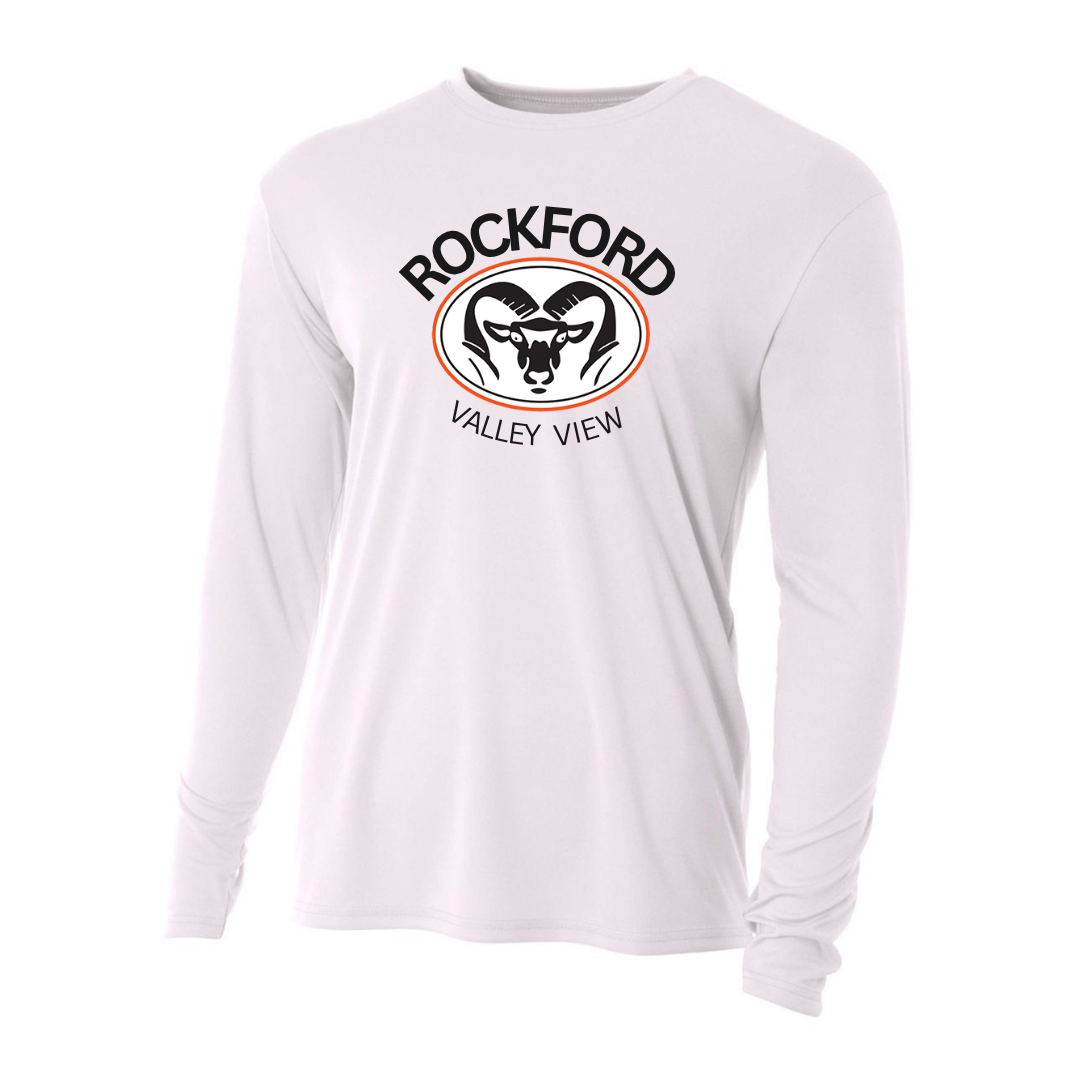 Valley View Youth Performance Long Sleeve - White
