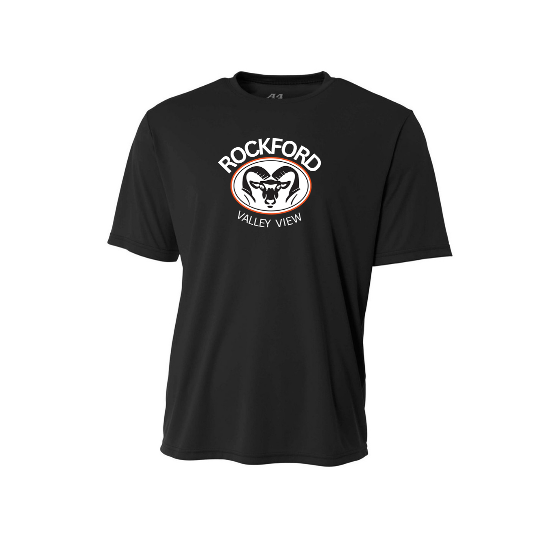 Valley View Youth Performance Tee - Black