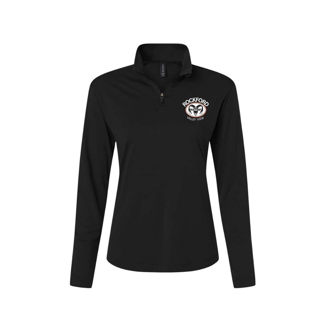 Valley View Women's 3/4 Zip - Black