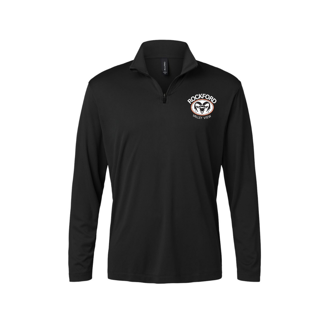 Valley View Men's 3/4 Zip - Black