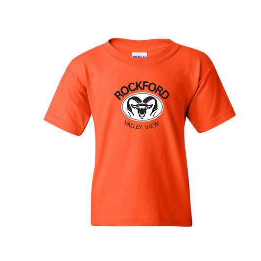 Valley View Youth Logo Tee - Orange