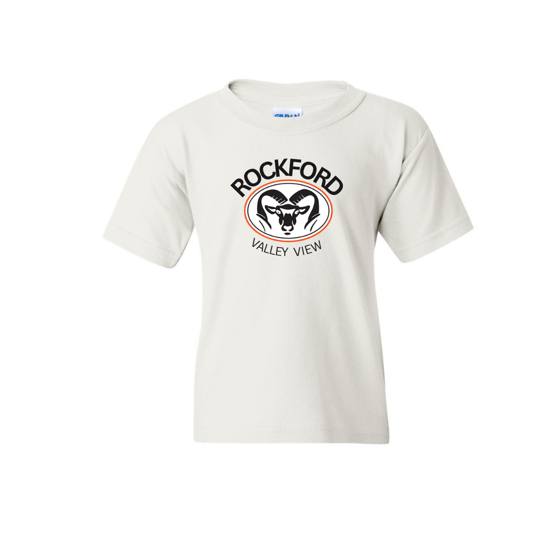 Valley View Youth Logo Tee - White
