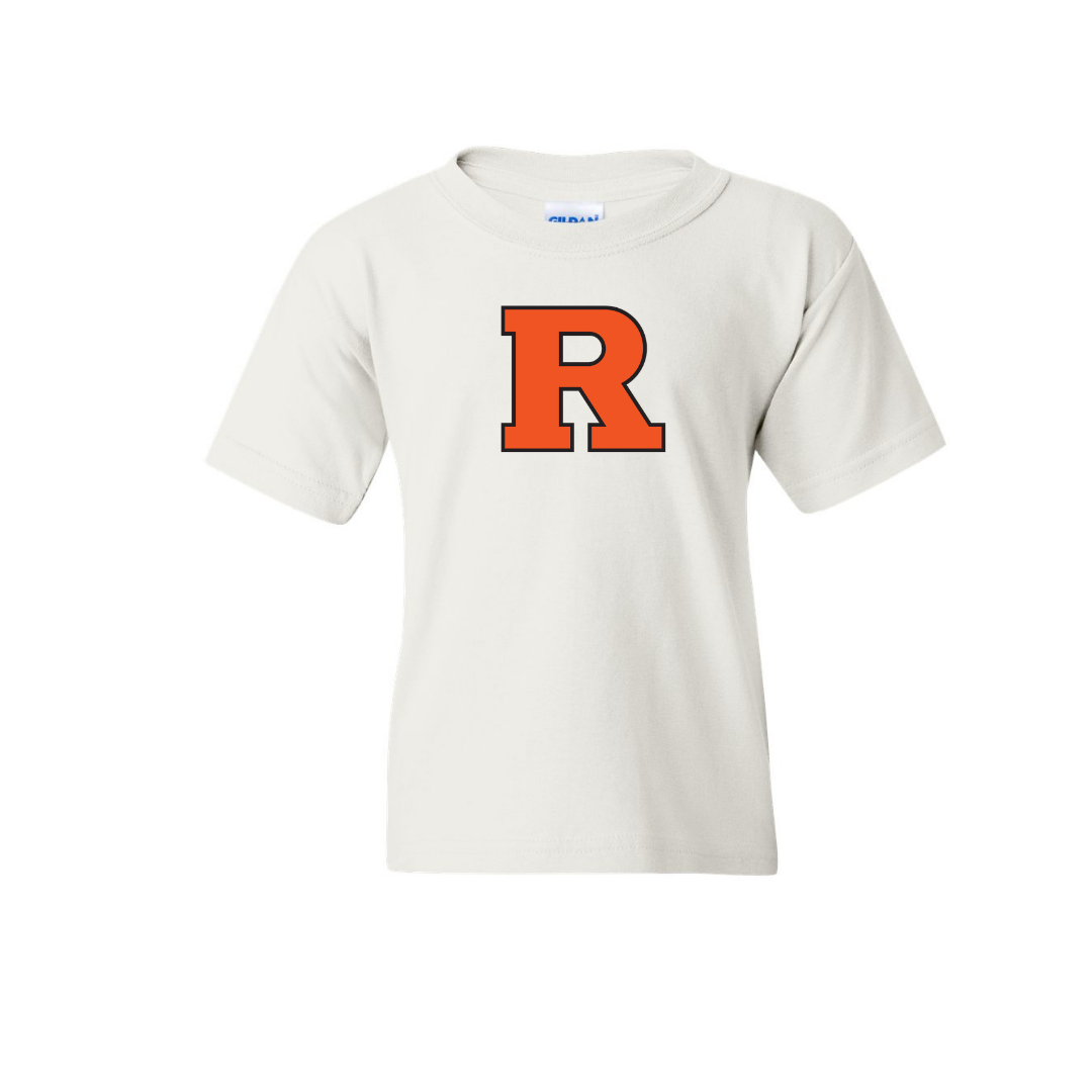 Valley View Block R Youth Tee - White