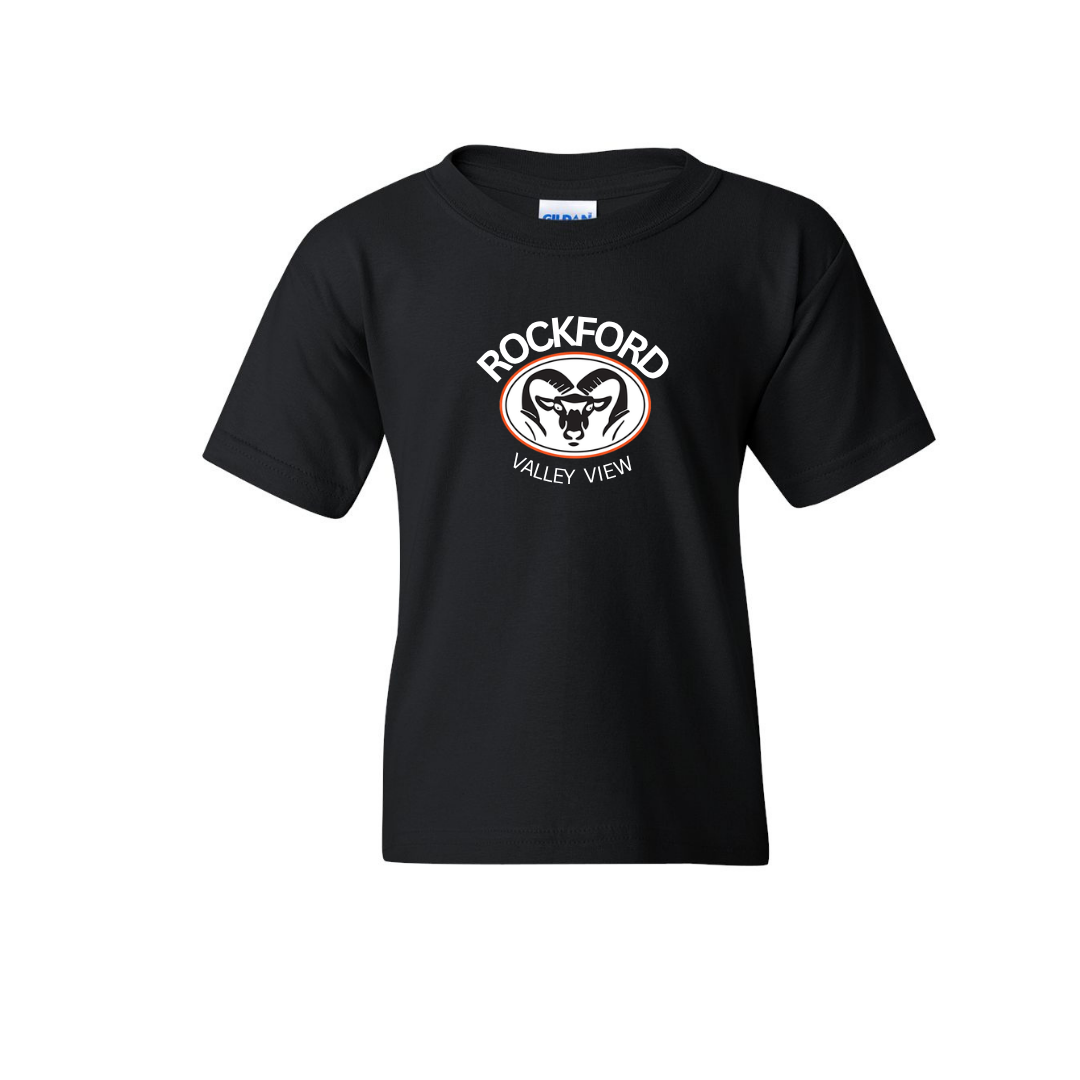Valley View Youth Logo Tee - Black