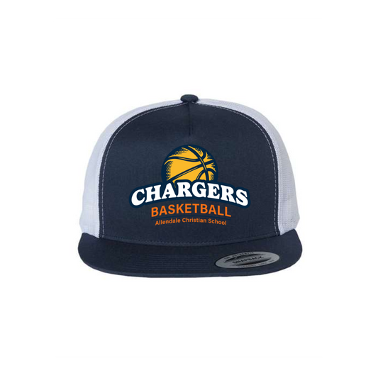 ACS Basketball  Flat Bill Hat