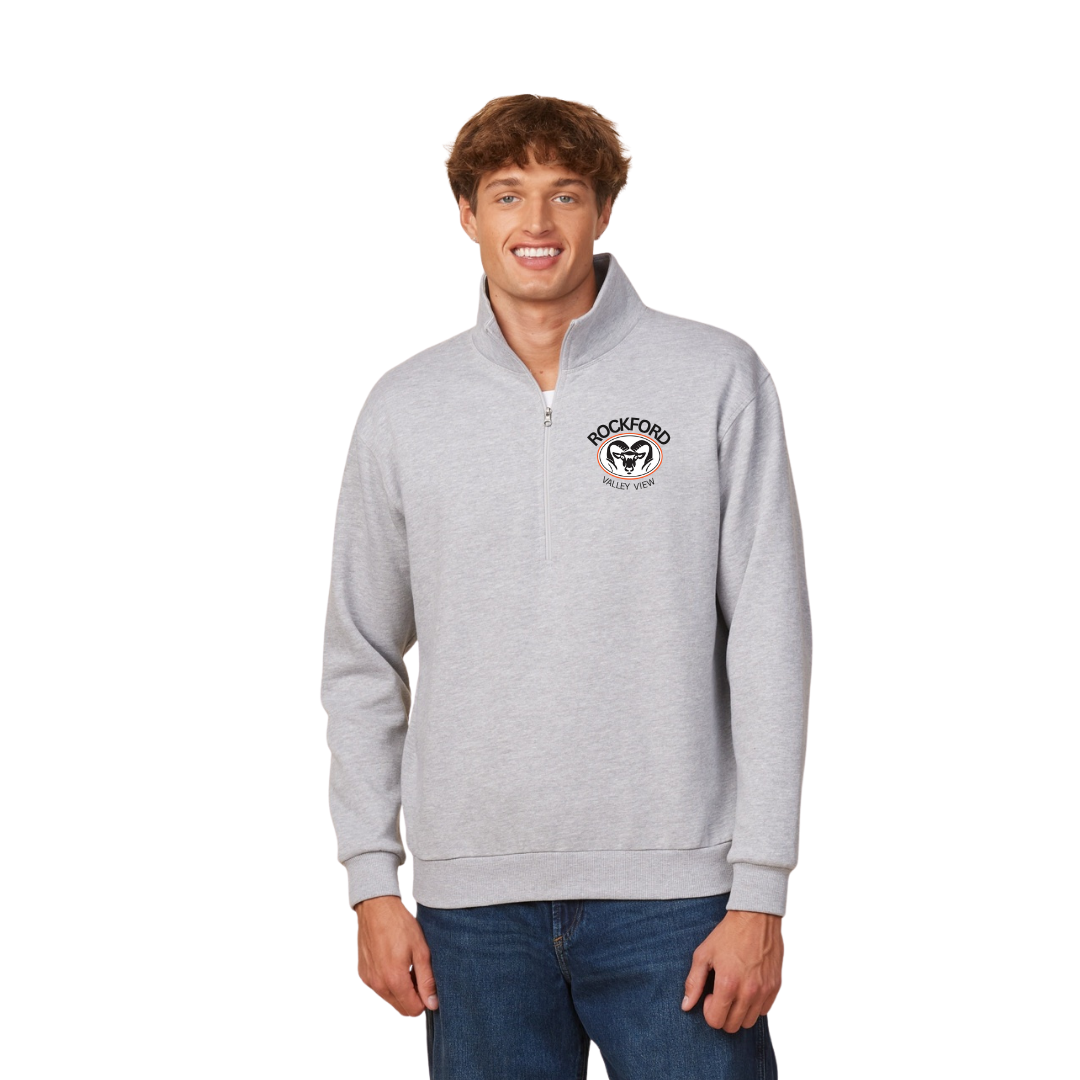 Valley View Adult Unisex Enza Half Zip - Gray
