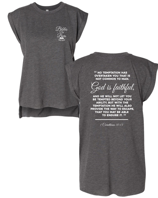 Bibles Not Bars Women's Cuff Tank