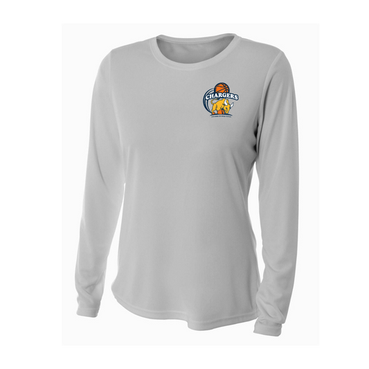 ACS Basketball Women's Long Sleeve Cooling Tee (Pocket Print)