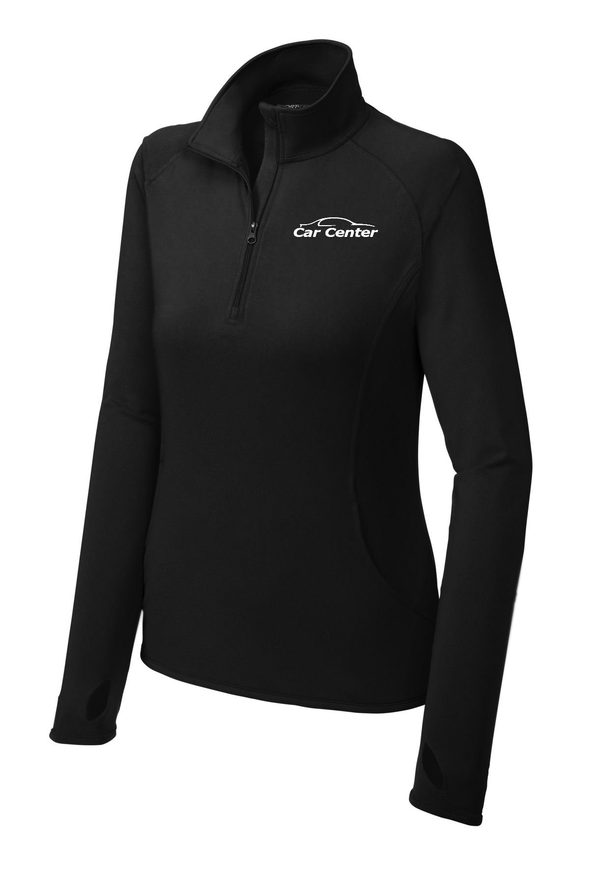 Sport-Tek Ladies Sport-Wick Stretch 1/2-Zip Pullover