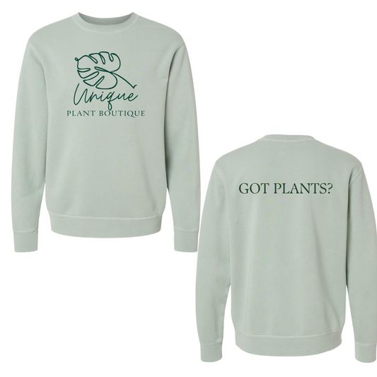 Unique Plant Boutique Got Plants? Independent Crewneck