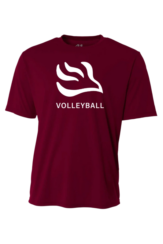 Adult Holy Spirit Volleyball Short Sleeve Moisture Wick T-shirt