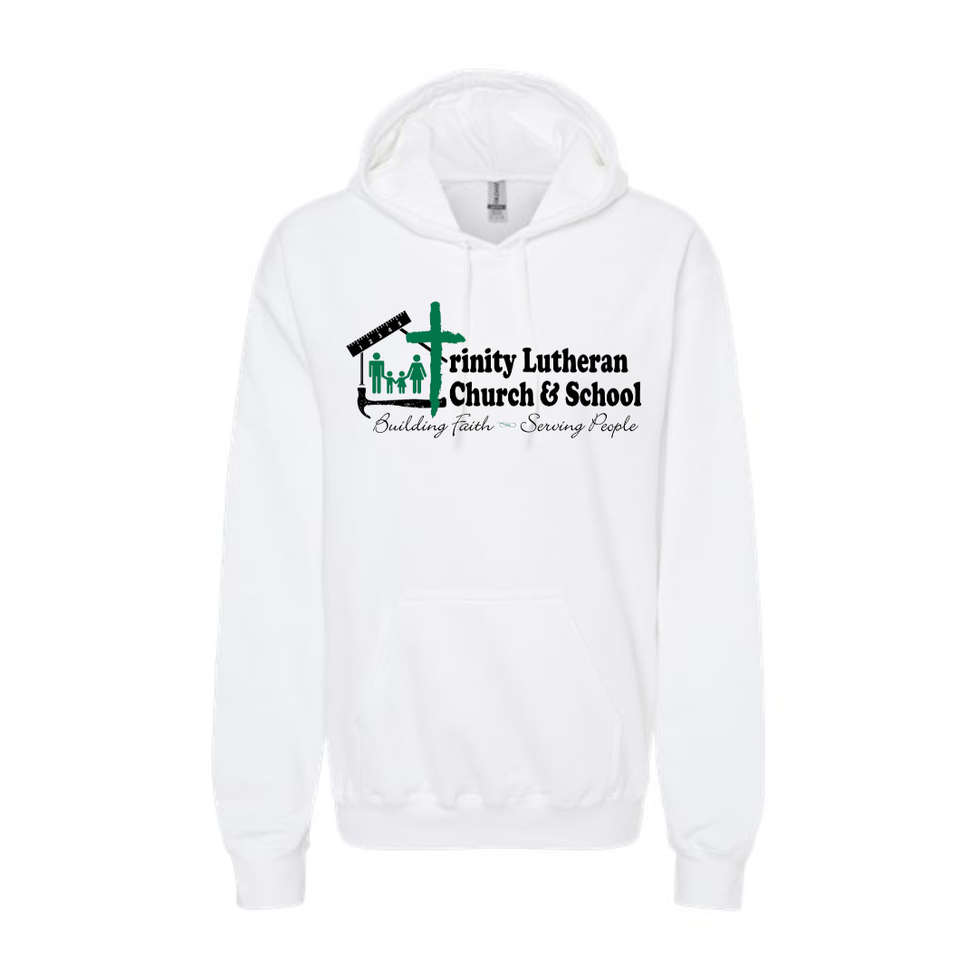 Trinity Lutheran Softstyle® Midweight Hooded Sweatshirt- Chest Print