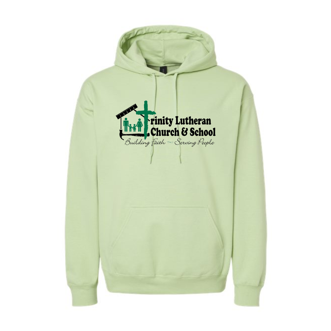 Trinity Lutheran Softstyle® Midweight Hooded Sweatshirt- Chest Print