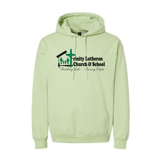 Trinity Lutheran Softstyle® Midweight Hooded Sweatshirt- Chest Print