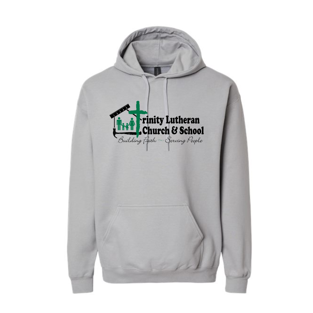 Trinity Lutheran Softstyle® Midweight Hooded Sweatshirt- Chest Print