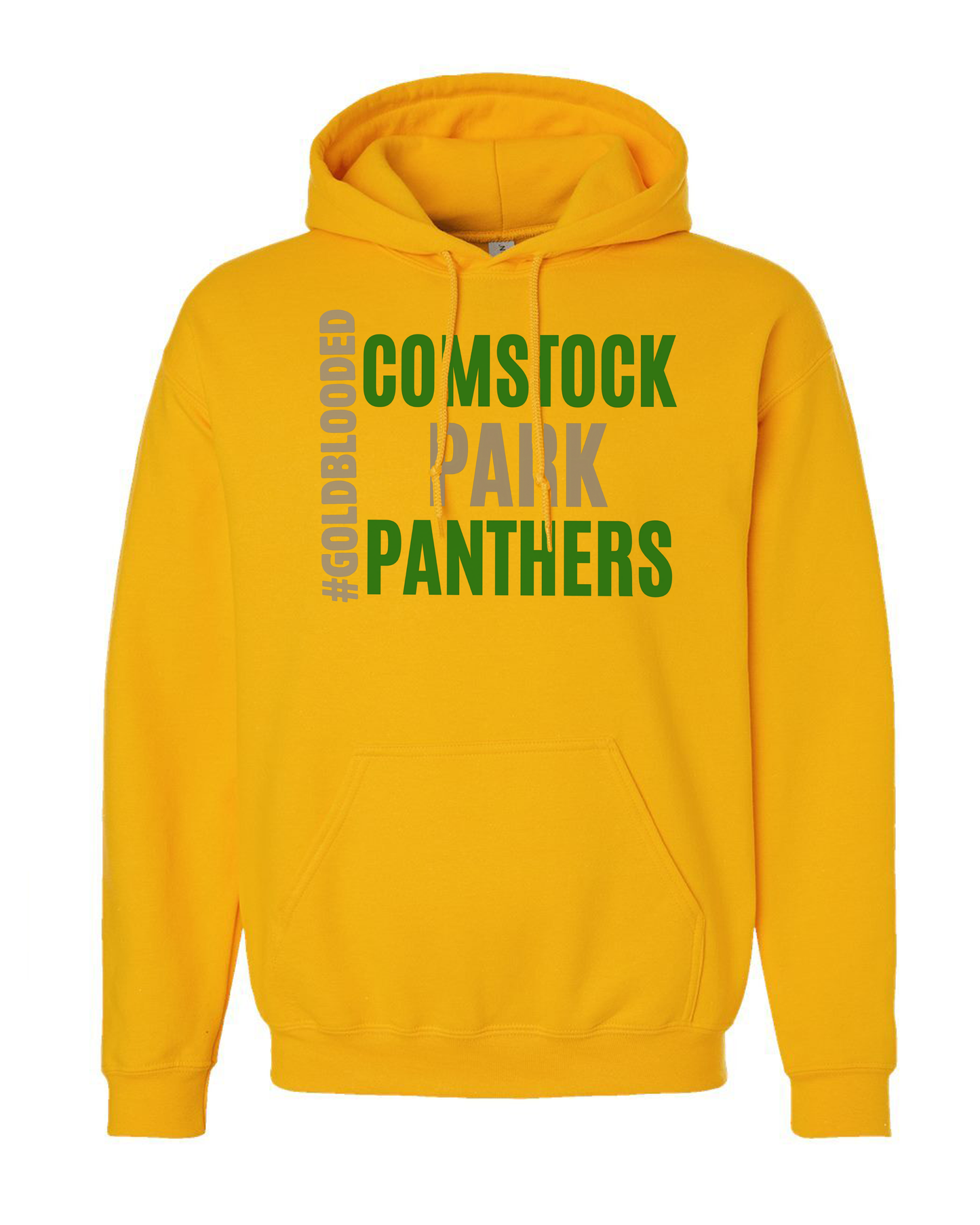 CP Adult #GOLDBLOODED Panthers Gildan Hoodie